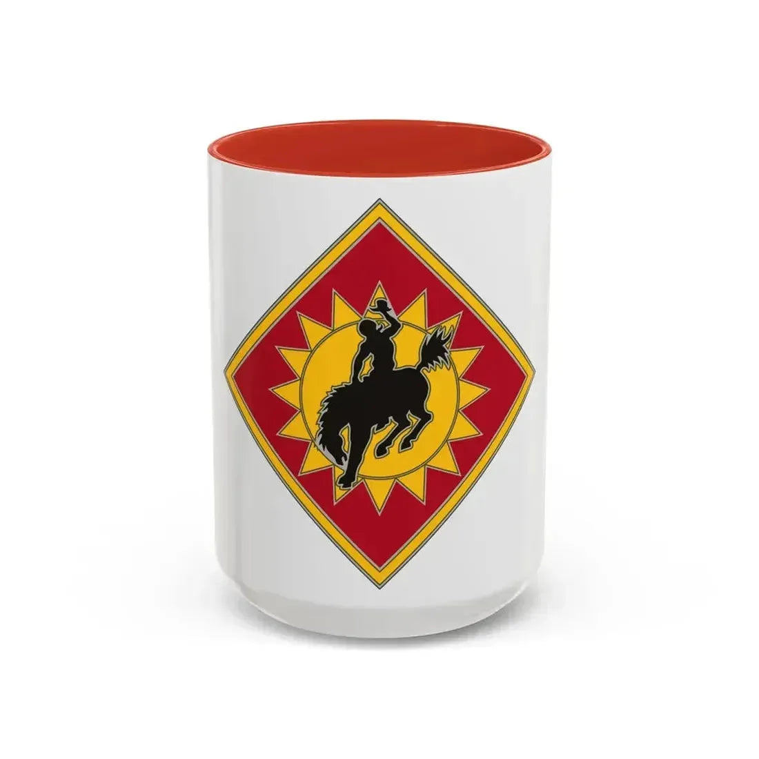 115th Field Artillery Brigade (U.S. Army) Accent Coffee Mug 15oz Red - Go Mug Yourself