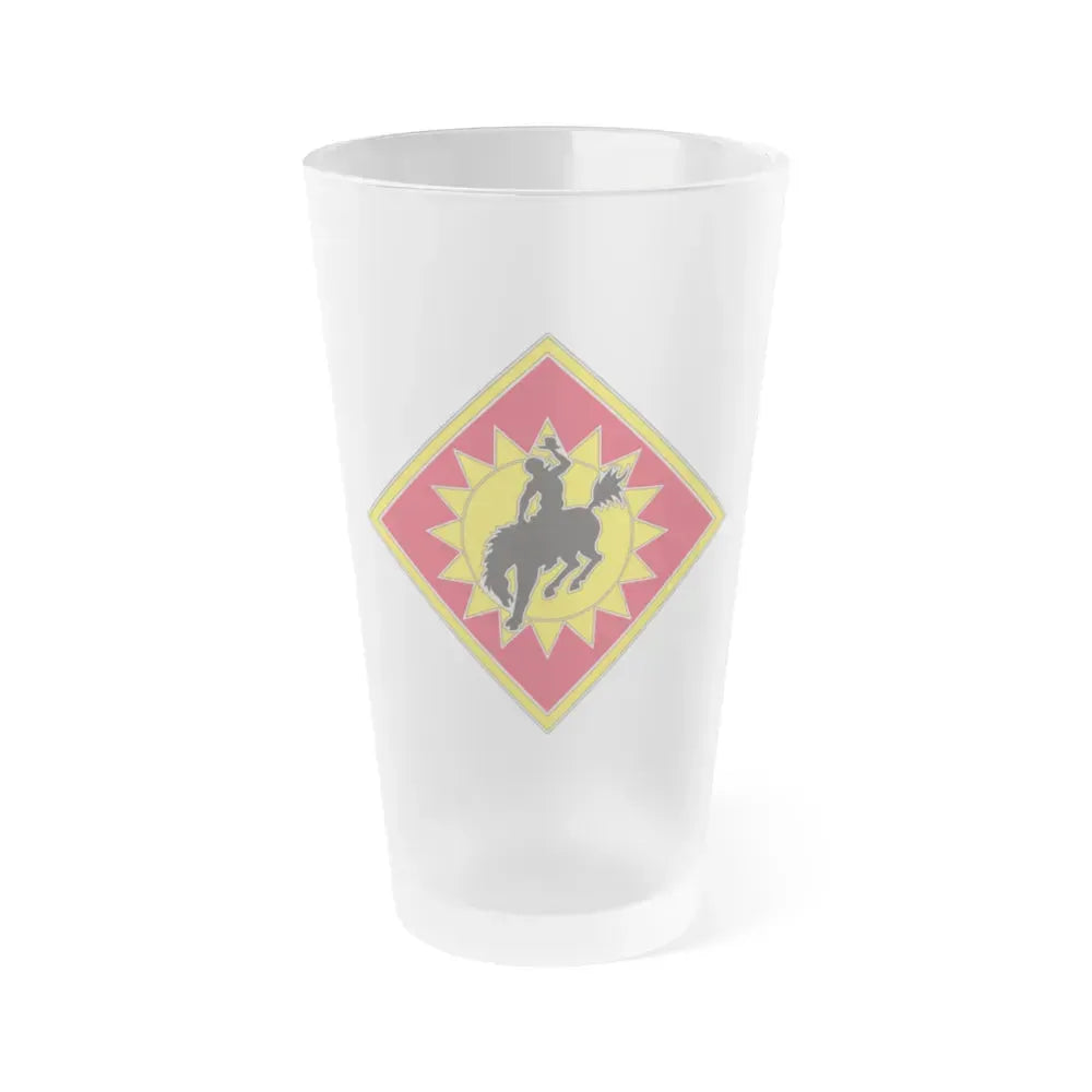 115th Field Artillery Brigade (U.S. Army) Frosted Pint Glass 16oz Default Title - Go Mug Yourself