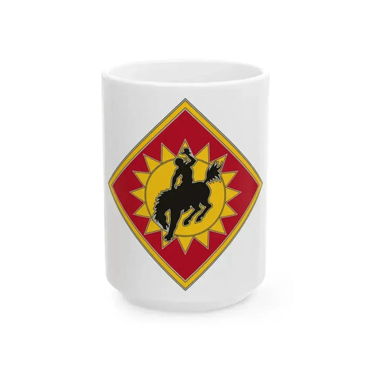115th Field Artillery Brigade (U.S. Army) White Coffee Mug 15oz - Go Mug Yourself