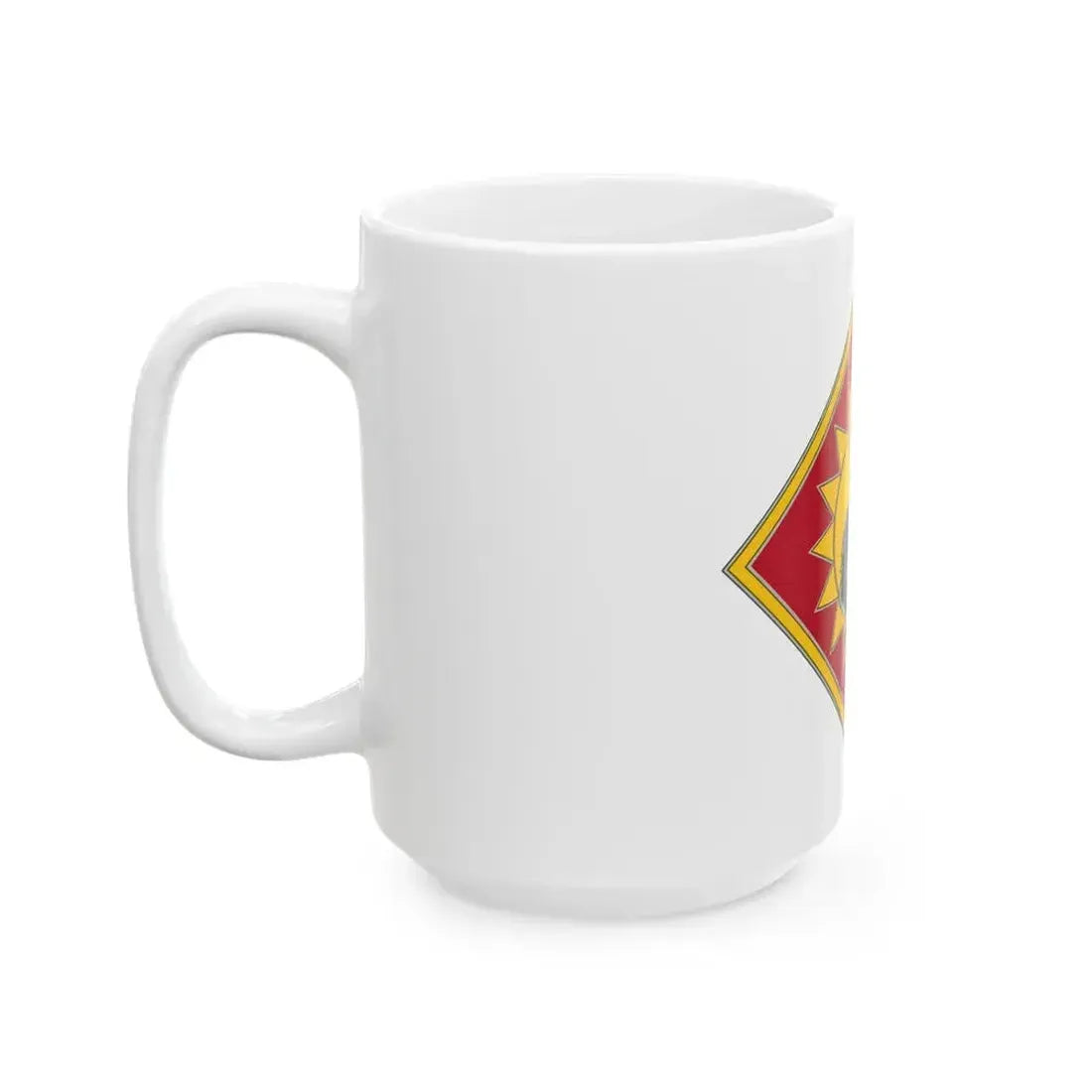 115th Field Artillery Brigade (U.S. Army) White Coffee Mug - Go Mug Yourself