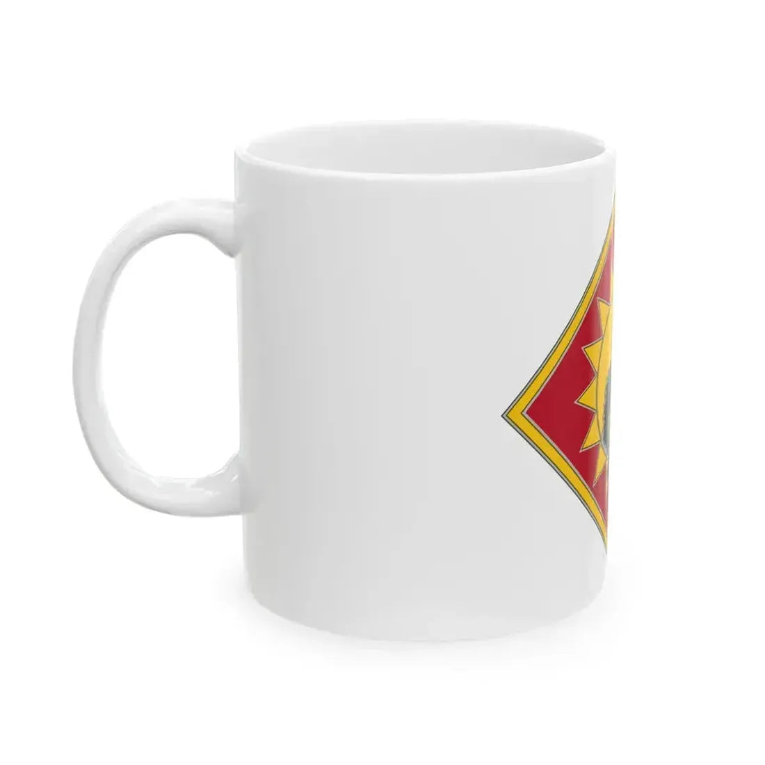 115th Field Artillery Brigade (U.S. Army) White Coffee Mug - Go Mug Yourself