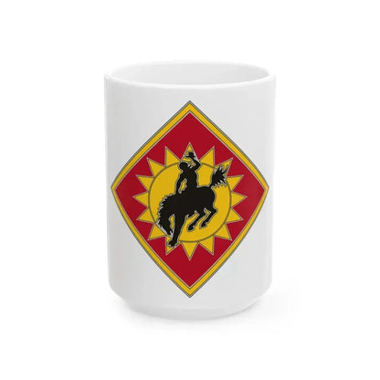115th Field Artillery Brigade (U.S. Army) White Coffee Mug - Go Mug Yourself