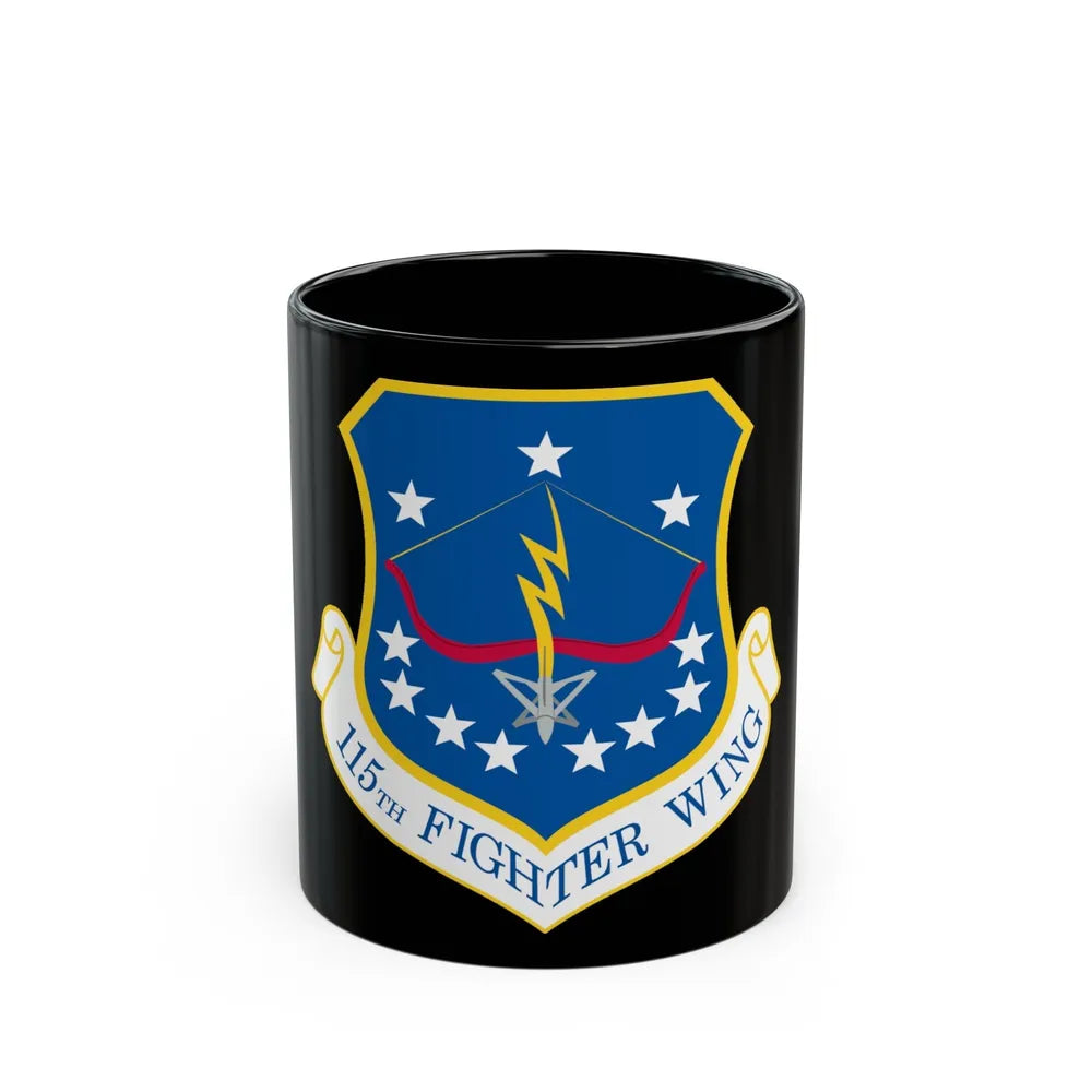 115th Fighter Wing (U.S. Air Force) Black Coffee Mug-11oz-Go Mug Yourself