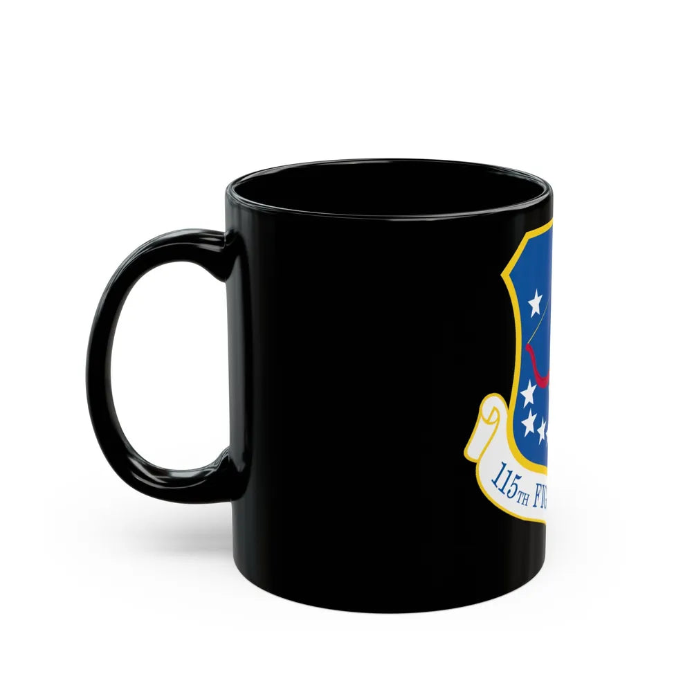 115th Fighter Wing (U.S. Air Force) Black Coffee Mug-Go Mug Yourself