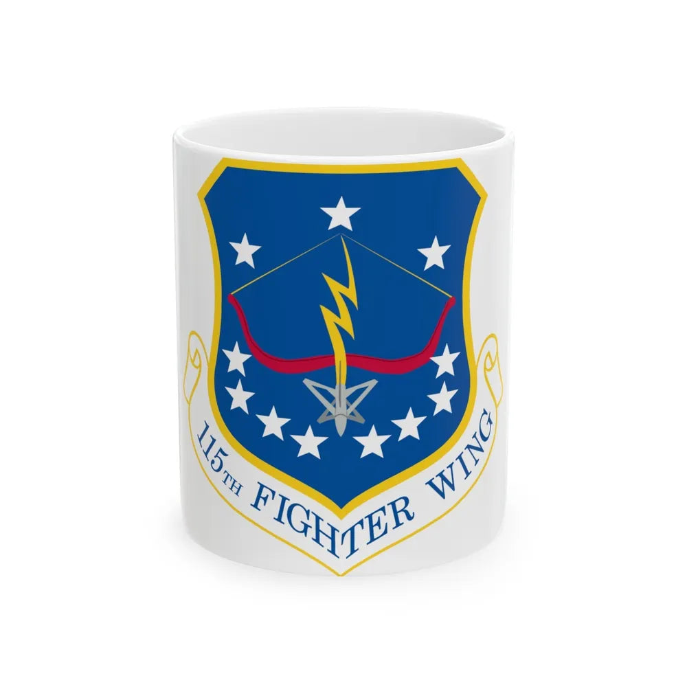 115th Fighter Wing (U.S. Air Force) White Coffee Mug-11oz-Go Mug Yourself