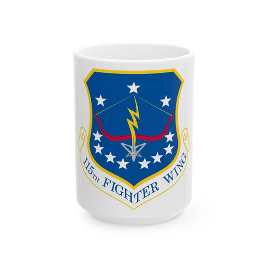 115th Fighter Wing (U.S. Air Force) White Coffee Mug-15oz-Go Mug Yourself