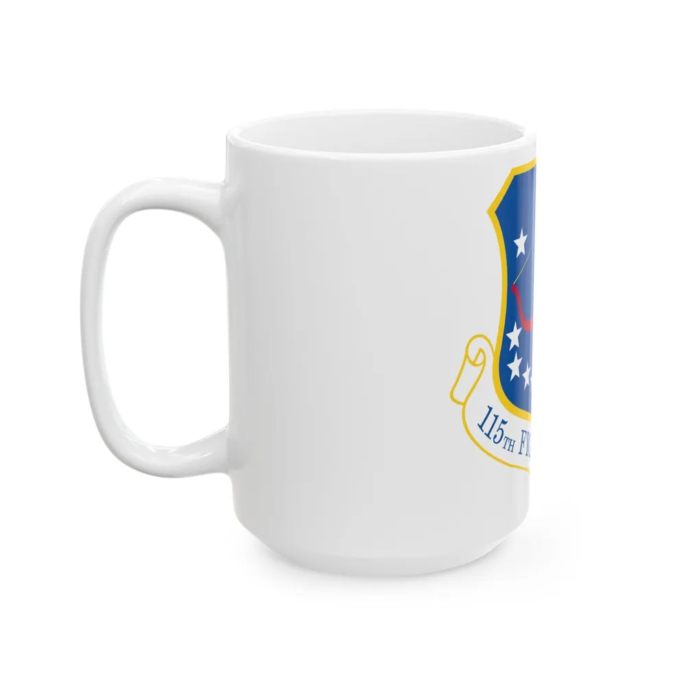 115th Fighter Wing (U.S. Air Force) White Coffee Mug-Go Mug Yourself