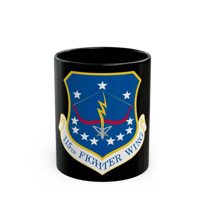 115th Fighter Wing (U.S. Air Force) Black Coffee Mug 11oz - Go Mug Yourself
