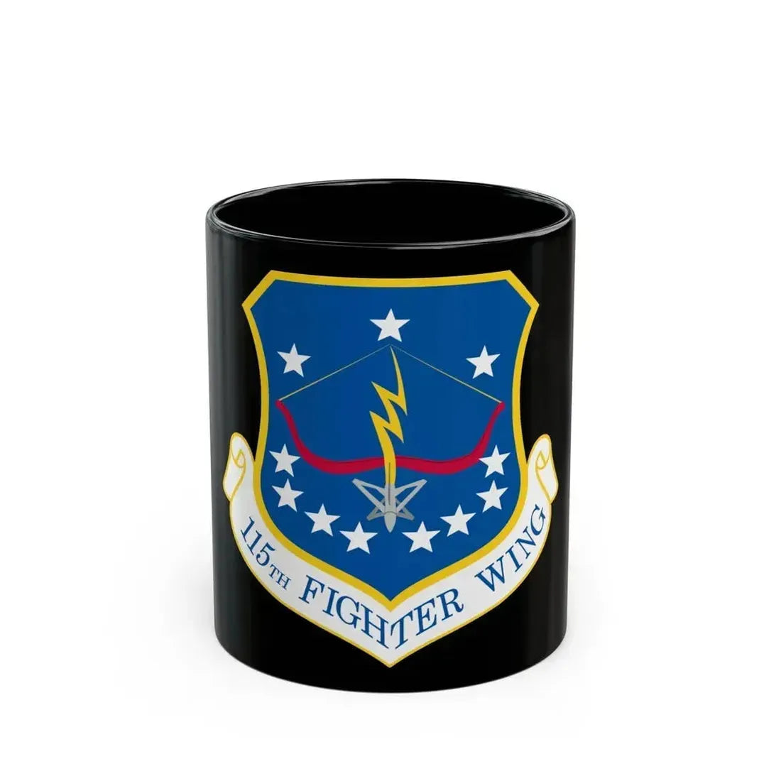 115th Fighter Wing (U.S. Air Force) Black Coffee Mug 11oz - Go Mug Yourself
