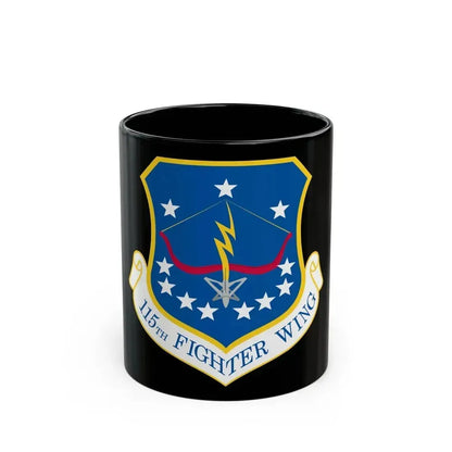 115th Fighter Wing (U.S. Air Force) Black Coffee Mug 11oz - Go Mug Yourself
