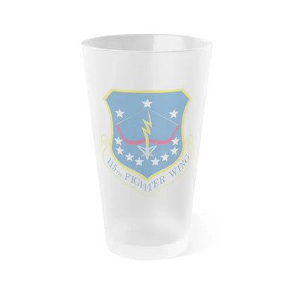 115th Fighter Wing (U.S. Air Force) Frosted Pint Glass 16oz 16oz Frosted - Go Mug Yourself