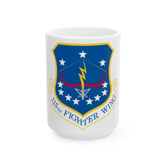 115th Fighter Wing (U.S. Air Force) White Coffee Mug 15oz - Go Mug Yourself