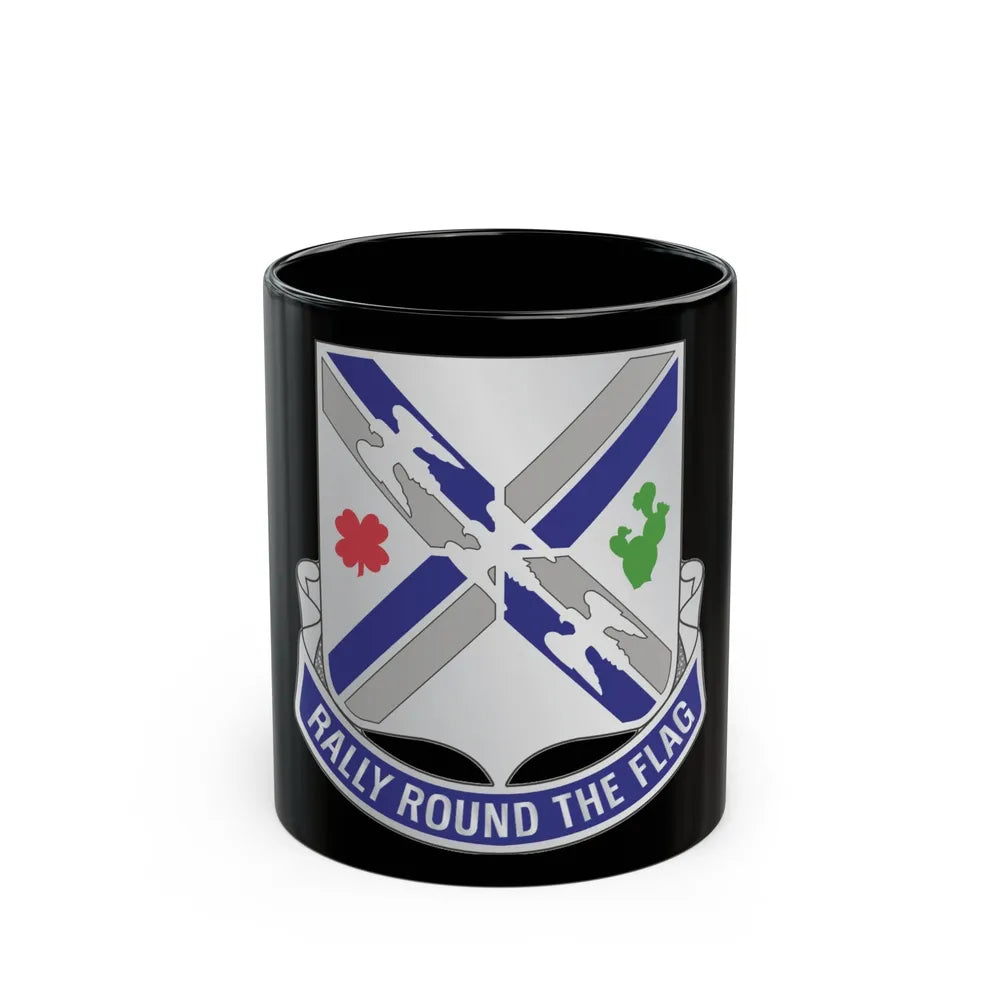 115th Infantry Regiment (U.S. Army) Black Coffee Mug-11oz-Go Mug Yourself