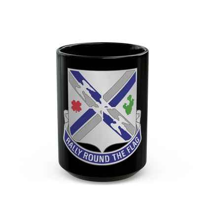 115th Infantry Regiment (U.S. Army) Black Coffee Mug-15oz-Go Mug Yourself