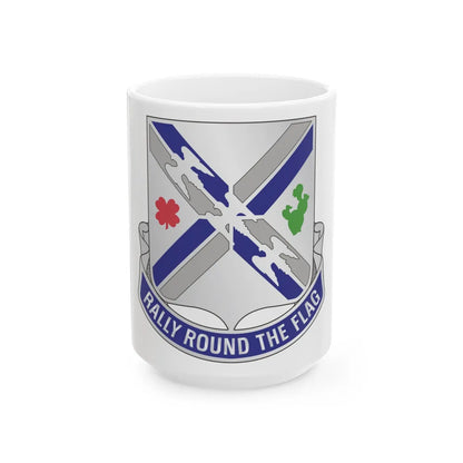 115th Infantry Regiment (U.S. Army) White Coffee Mug-15oz-Go Mug Yourself