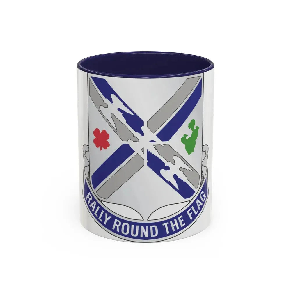115th Infantry Regiment (U.S. Army) Accent Coffee Mug 11oz Navy - Go Mug Yourself