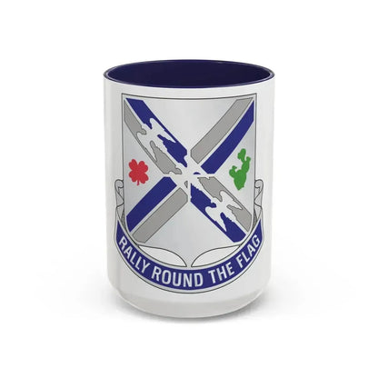 115th Infantry Regiment (U.S. Army) Accent Coffee Mug 15oz Navy - Go Mug Yourself