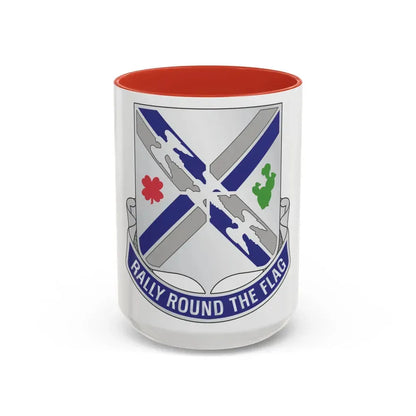 115th Infantry Regiment (U.S. Army) Accent Coffee Mug 15oz Red - Go Mug Yourself