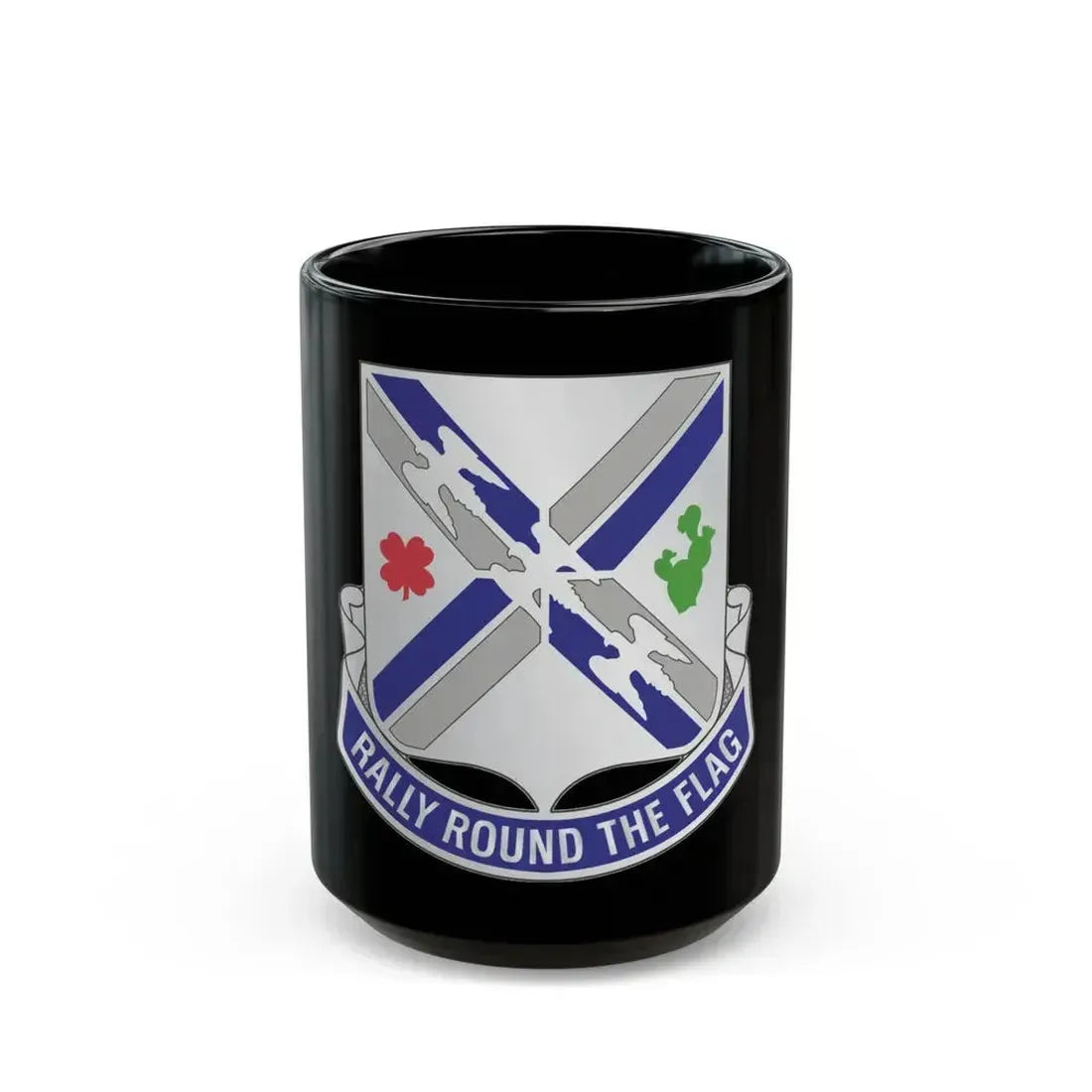 115th Infantry Regiment (U.S. Army) Black Coffee Mug 15oz - Go Mug Yourself
