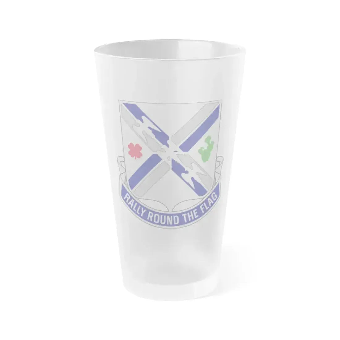 115th Infantry Regiment (U.S. Army) Frosted Pint Glass 16oz Default Title - Go Mug Yourself