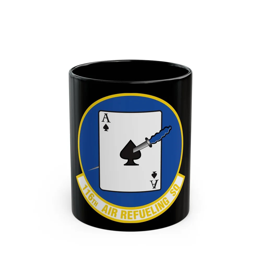 116 Air Refueling Squadron (U.S. Air Force) Black Coffee Mug-11oz-Go Mug Yourself