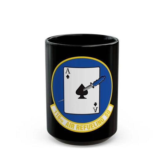 116 Air Refueling Squadron (U.S. Air Force) Black Coffee Mug-15oz-Go Mug Yourself