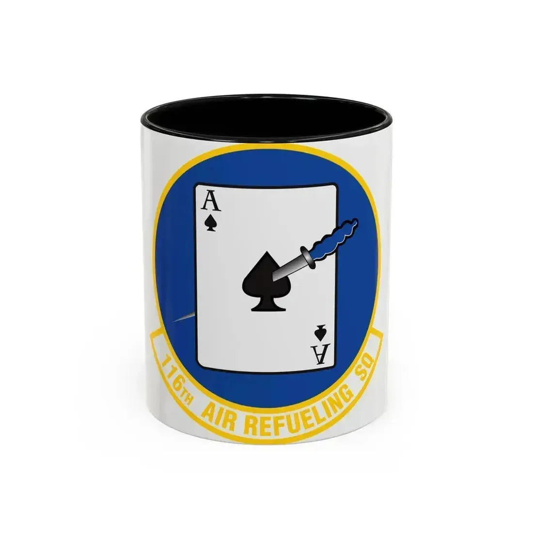 116 Air Refueling Squadron (U.S. Air Force) Accent Coffee Mug 11oz Black - Go Mug Yourself
