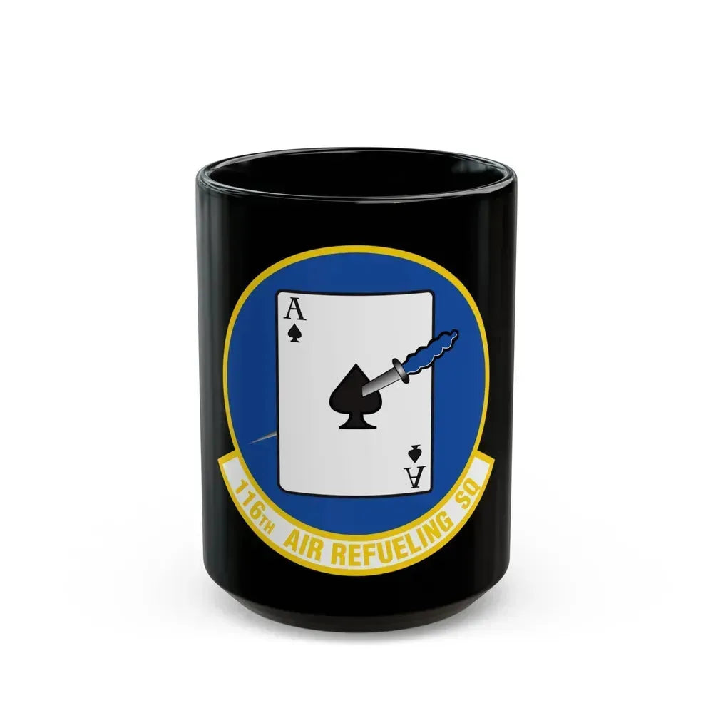 116 Air Refueling Squadron (U.S. Air Force) Black Coffee Mug 15oz - Go Mug Yourself
