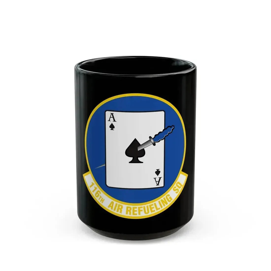 116 Air Refueling Squadron (U.S. Air Force) Black Coffee Mug 15oz - Go Mug Yourself