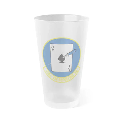 116 Air Refueling Squadron (U.S. Air Force) Frosted Pint Glass 16oz Default Title - Go Mug Yourself