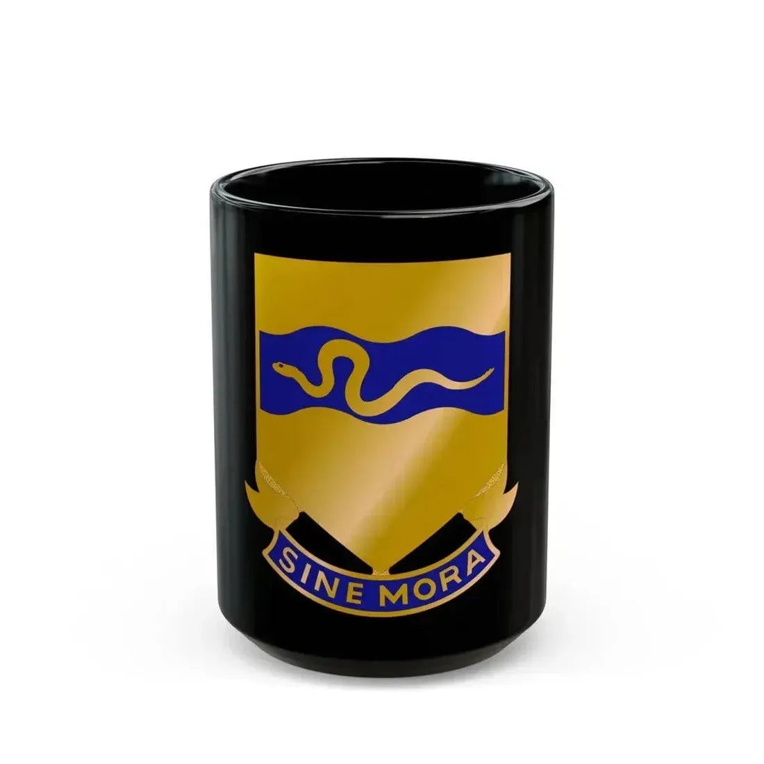 116 Cavalry Regiment (U.S. Army) Black Coffee Mug 15oz - Go Mug Yourself