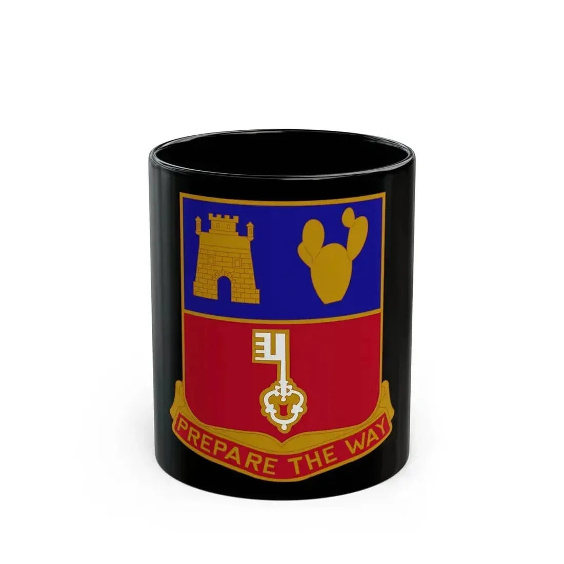 116 Engineer Battalion (U.S. Army) Black Coffee Mug 11oz - Go Mug Yourself