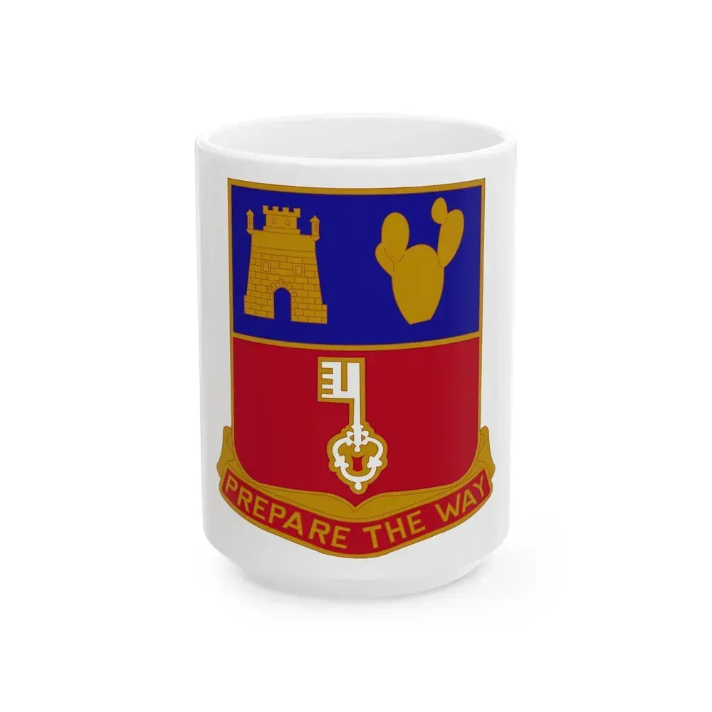 116 Engineer Battalion (U.S. Army) White Coffee Mug 15oz - Go Mug Yourself