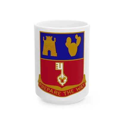 116 Engineer Battalion (U.S. Army) White Coffee Mug - Go Mug Yourself