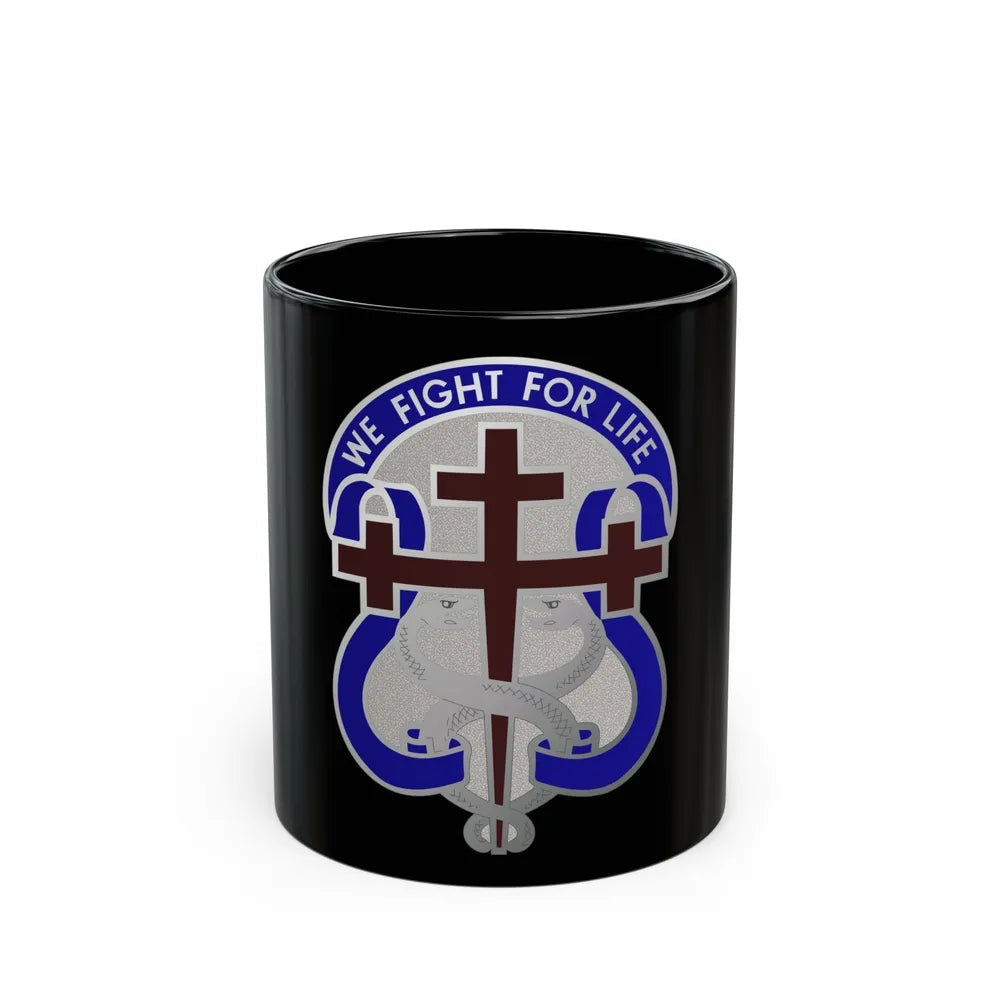 116 Surgical Hospital (U.S. Army) Black Coffee Mug-11oz-Go Mug Yourself