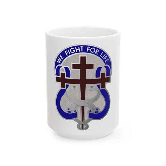 116 Surgical Hospital (U.S. Army) White Coffee Mug-15oz-Go Mug Yourself