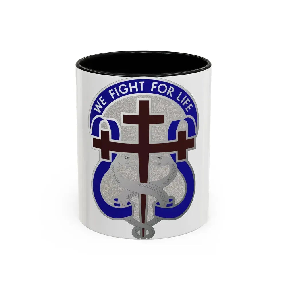 116 Surgical Hospital (U.S. Army) Accent Coffee Mug 11oz Black - Go Mug Yourself