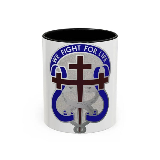 116 Surgical Hospital (U.S. Army) Accent Coffee Mug 11oz Black - Go Mug Yourself