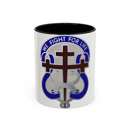 116 Surgical Hospital (U.S. Army) Accent Coffee Mug 11oz Black - Go Mug Yourself
