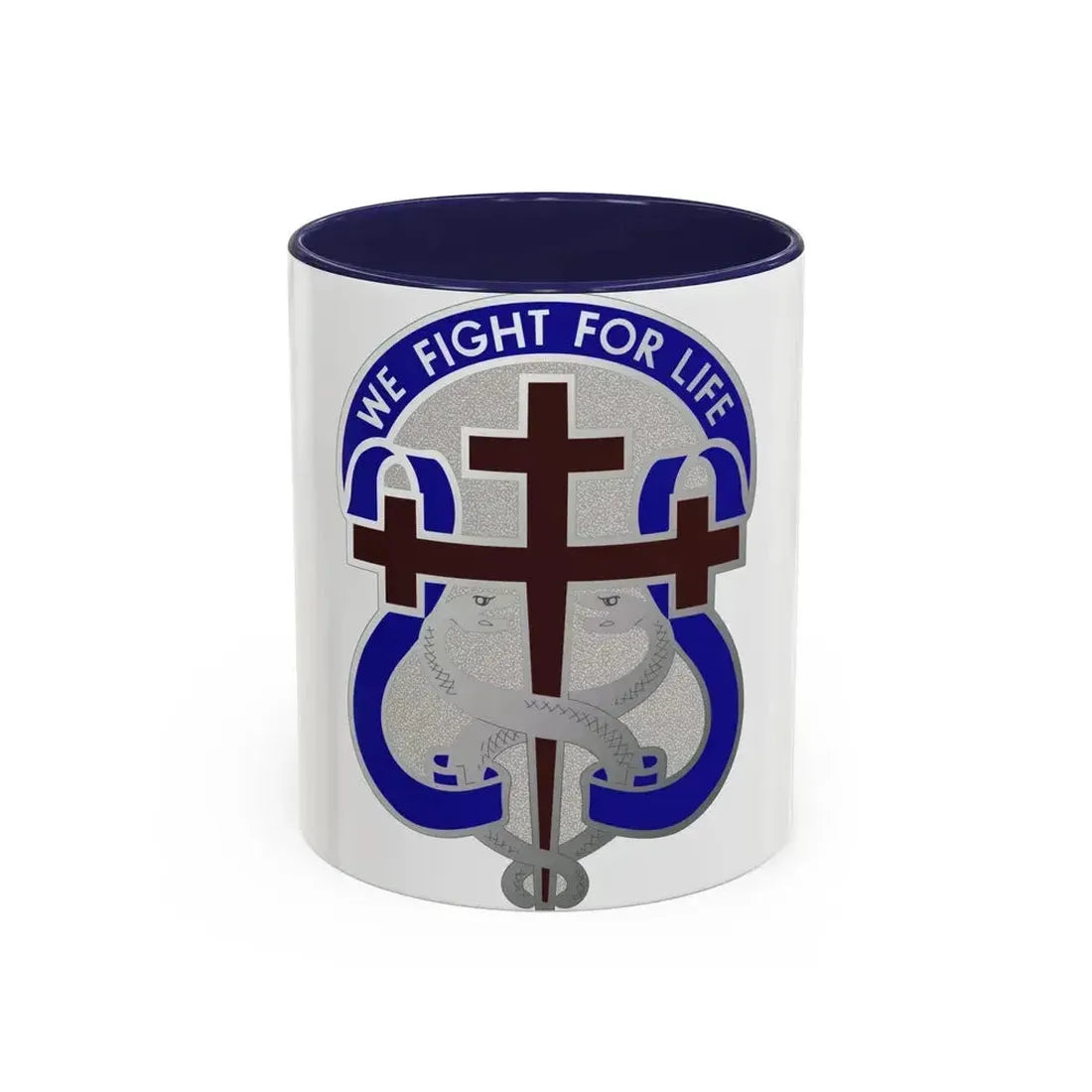 116 Surgical Hospital (U.S. Army) Accent Coffee Mug 11oz Navy - Go Mug Yourself