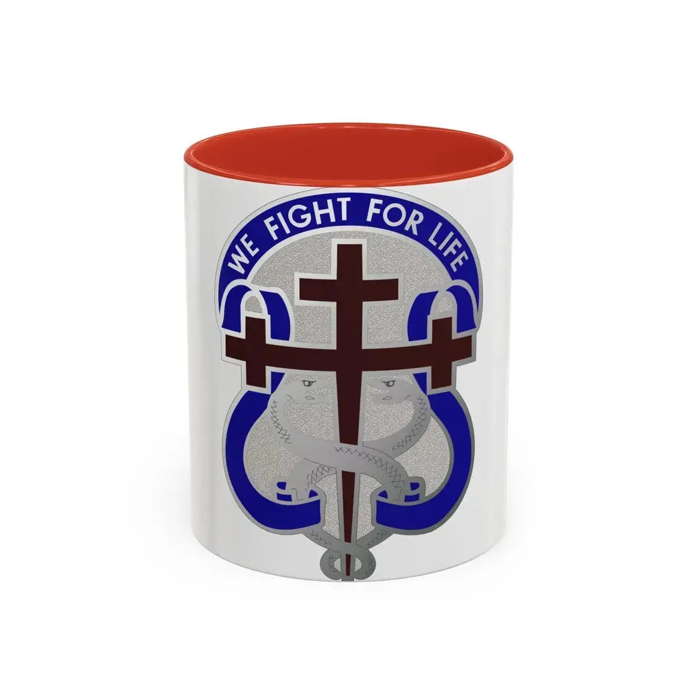 116 Surgical Hospital (U.S. Army) Accent Coffee Mug 11oz Red - Go Mug Yourself