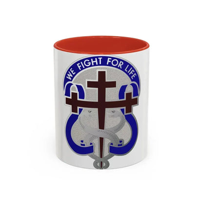 116 Surgical Hospital (U.S. Army) Accent Coffee Mug 11oz Red - Go Mug Yourself