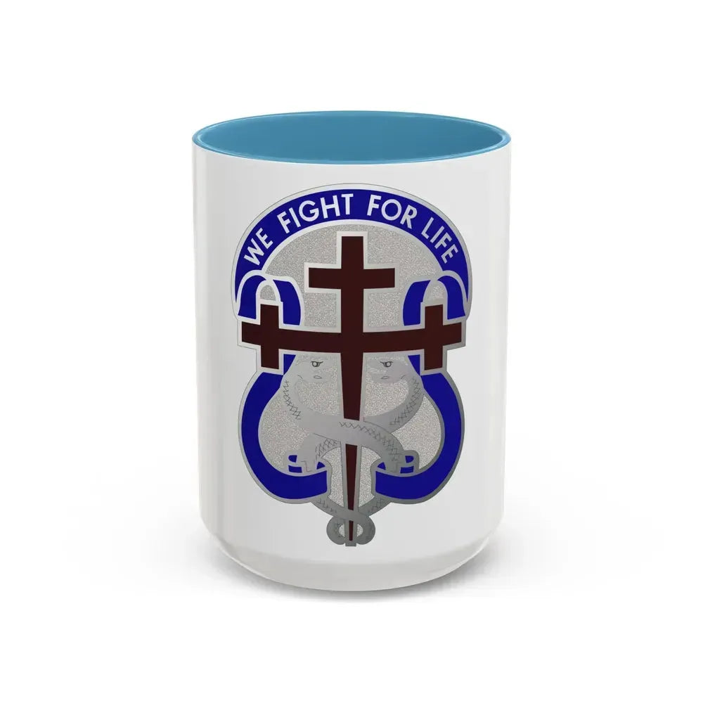 116 Surgical Hospital (U.S. Army) Accent Coffee Mug 15oz Light Blue - Go Mug Yourself