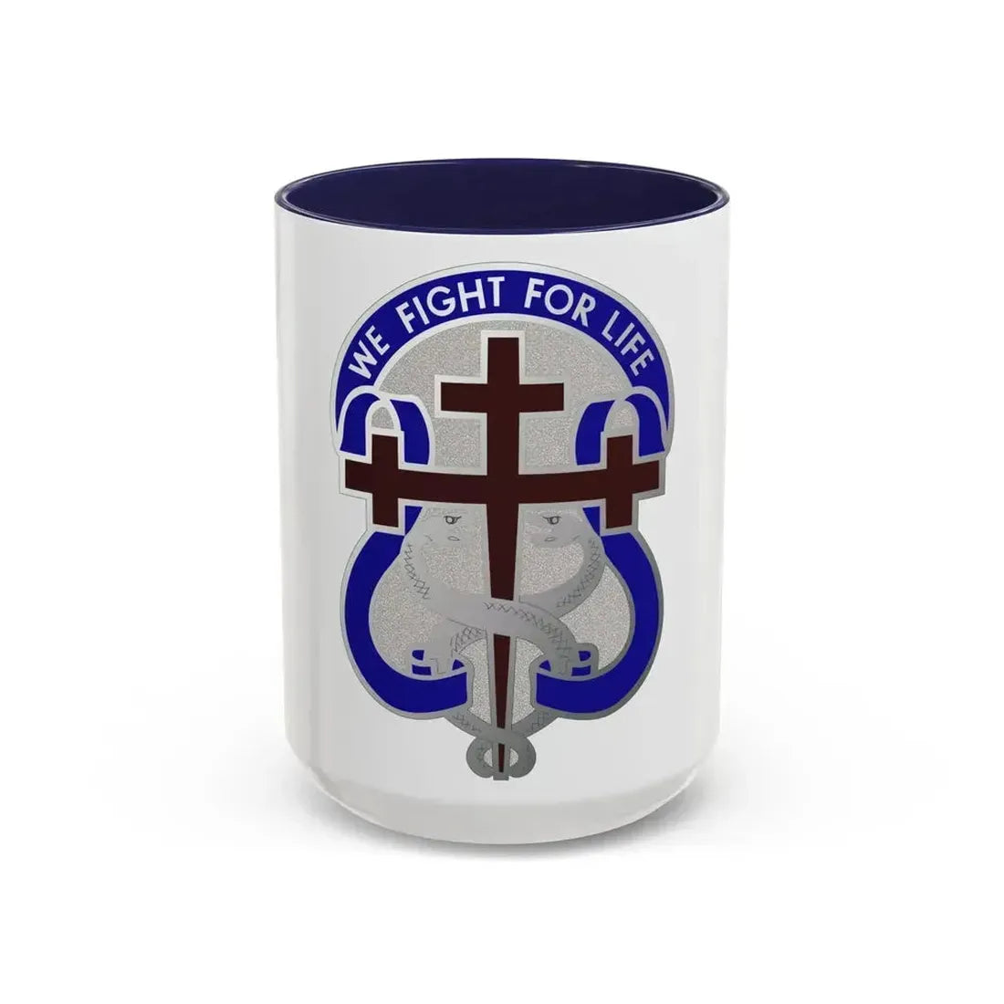 116 Surgical Hospital (U.S. Army) Accent Coffee Mug 15oz Navy - Go Mug Yourself