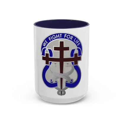 116 Surgical Hospital (U.S. Army) Accent Coffee Mug 15oz Navy - Go Mug Yourself