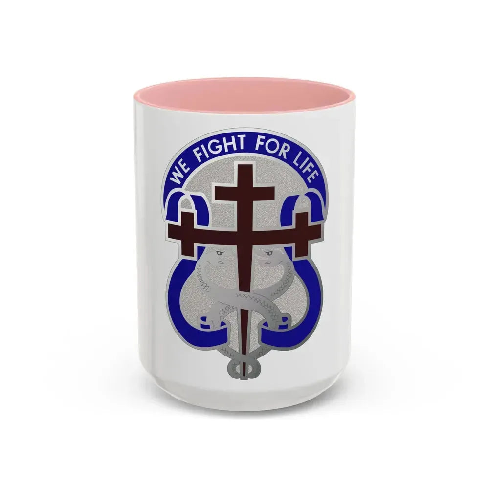 116 Surgical Hospital (U.S. Army) Accent Coffee Mug 15oz Pink - Go Mug Yourself