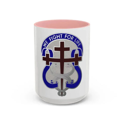 116 Surgical Hospital (U.S. Army) Accent Coffee Mug 15oz Pink - Go Mug Yourself