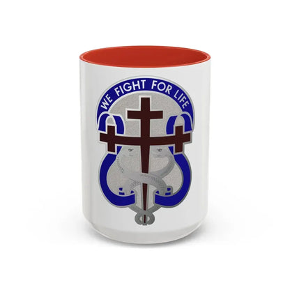 116 Surgical Hospital (U.S. Army) Accent Coffee Mug 15oz Red - Go Mug Yourself