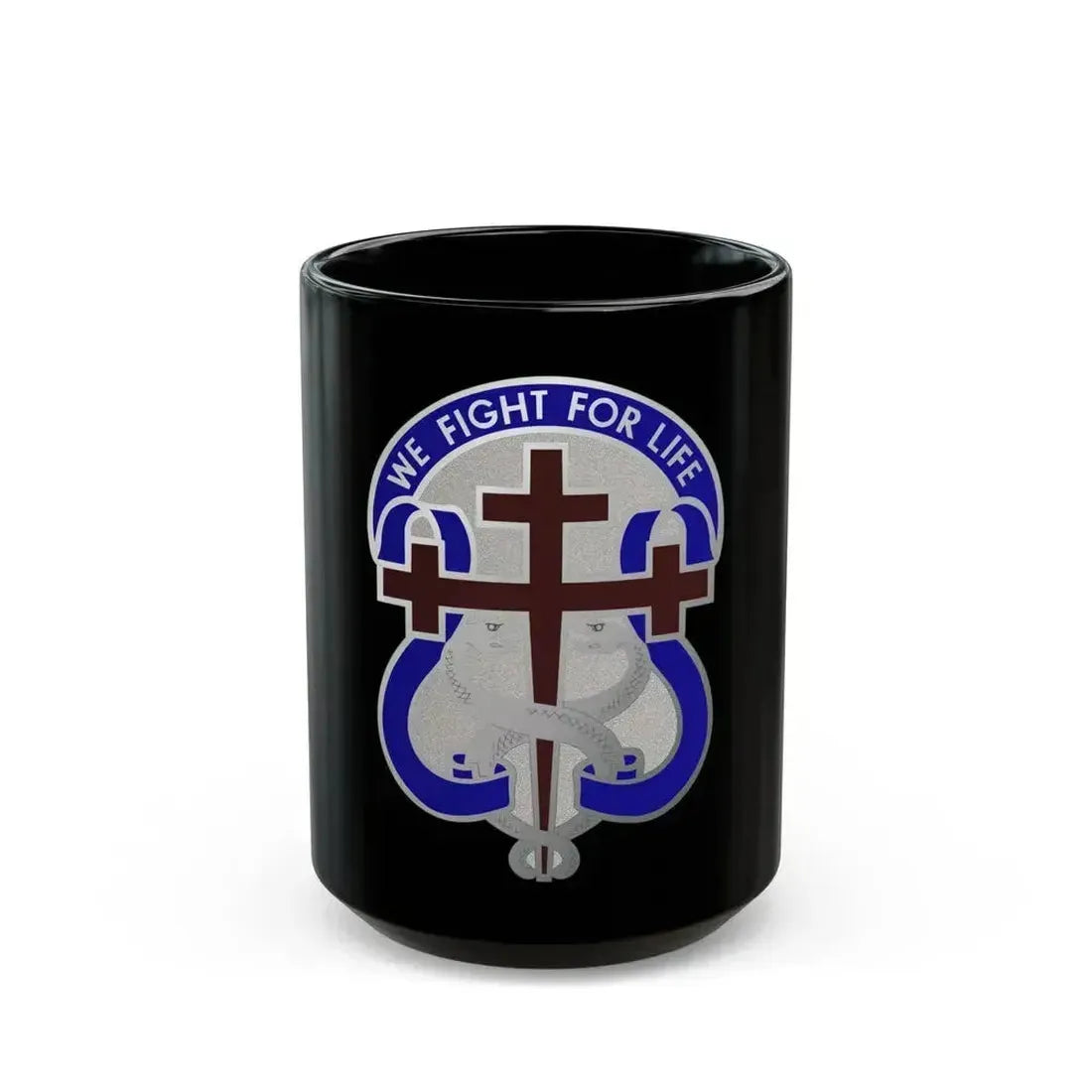 116 Surgical Hospital (U.S. Army) Black Coffee Mug 15oz - Go Mug Yourself