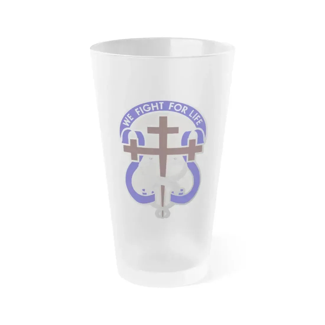 116 Surgical Hospital (U.S. Army) Frosted Pint Glass 16oz Default Title - Go Mug Yourself